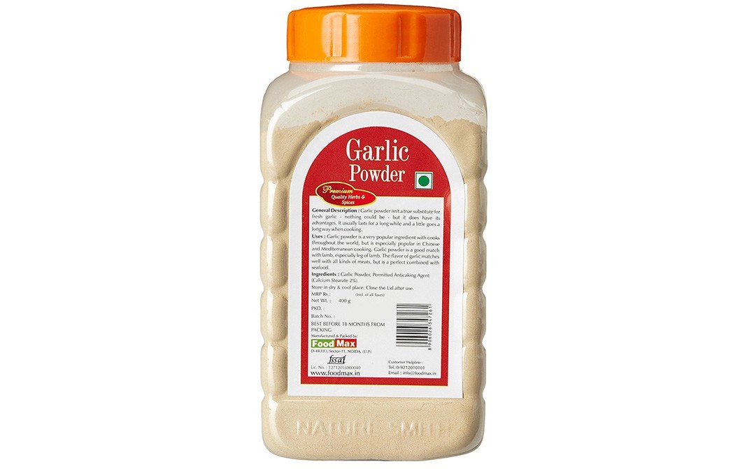 NatureSmith Garlic Powder    Plastic Jar  400 grams
